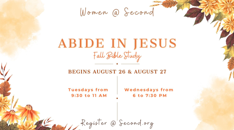 Abide in Jesus Bible Study