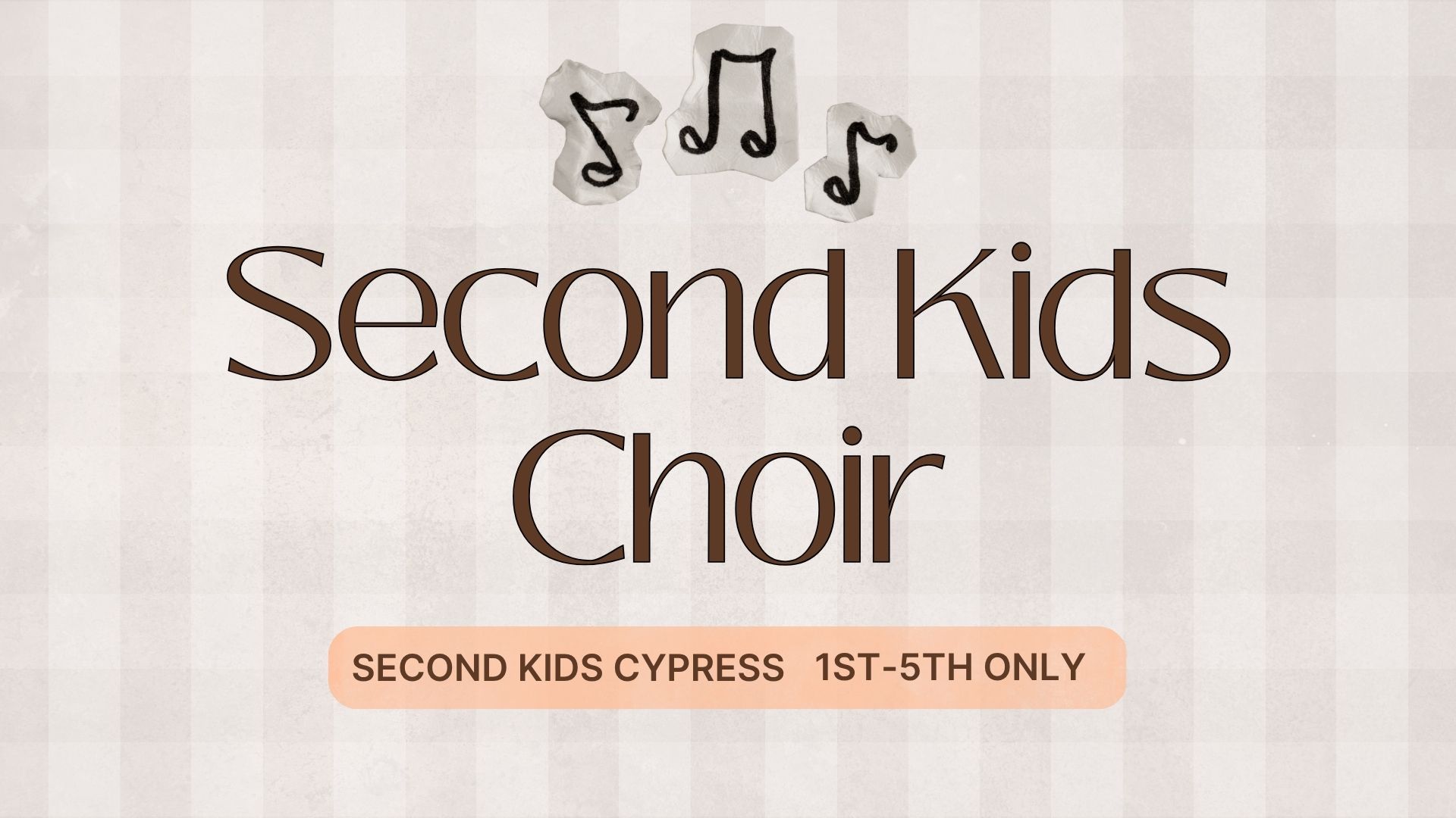 SecondKids Choir